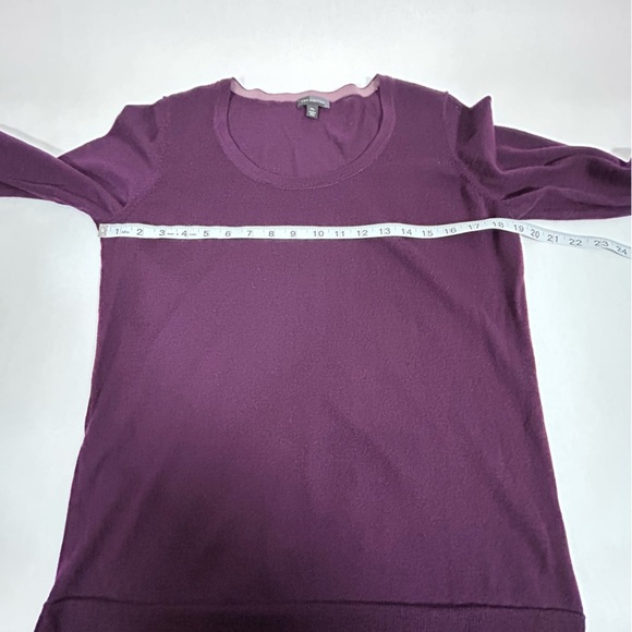 The Limited Lightweight Wool Blend Purple Sweater - Picture 7 of 10